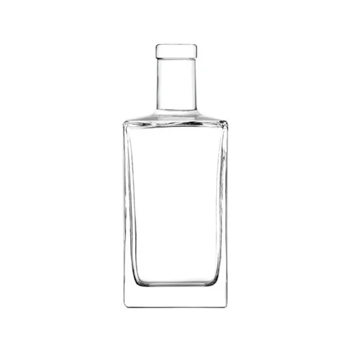 Super Flint Square Bottle 700ml — Cork Mouth
