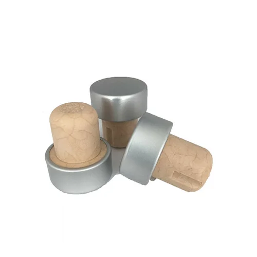T-Cork — silver aluminium top